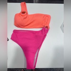 Pink/coral swimsuit